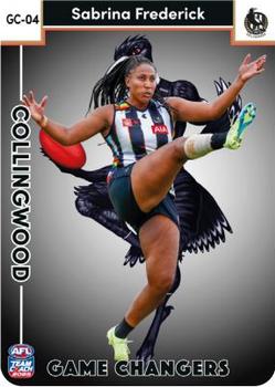 2023 AFLW TeamCoach - Game Changers #GC4 Sabrina Frederick Front
